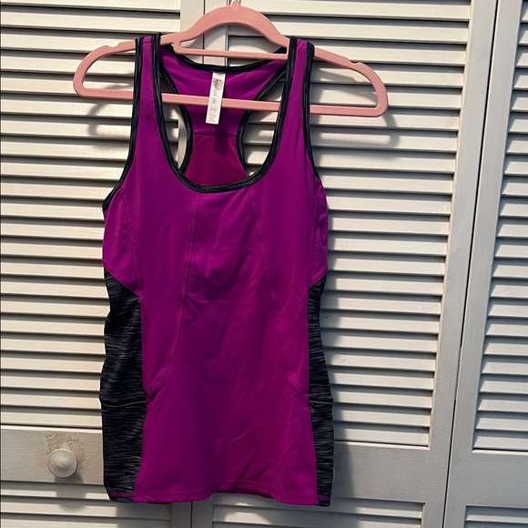 Kyodan Tops - #1555**Purple and Black Athletic Tank Top